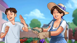 MissKitty2K's summertime saga reimagined with some garden fun