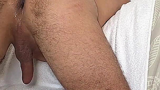 Femdom Handjob,prostate Massage and Strap-on. Medical Goves Fetish