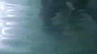 Foot Fetish My Stepmom Models Them in the Hotel Pool