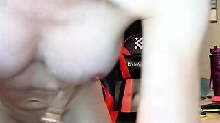 Solo ladyboy masturbation