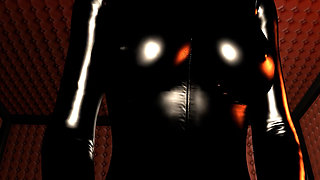 Mistress in Black Latex - POV Cowgirl