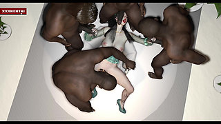 Gangbang Goddess of the Bigboob Rebellion - 3D Animation