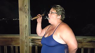 Huge Cigar Smoking