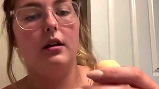 Crazy Violet Brown-Haired Gives Masturbate Off Commands
