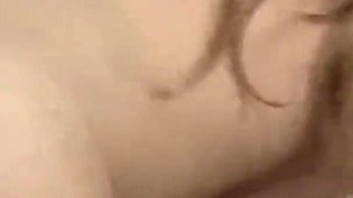 Hot brunette teen gets pounded from behind
