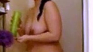 Curvy BBW MILF Shower Webcam Show