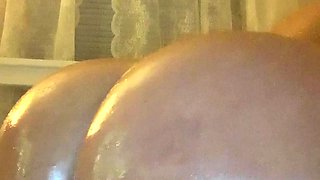 Amateur striptease and Solo masturbation