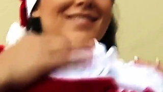 Natasha Nice Gets Her Pussy Filled Deep with Hot Cum for Christmas