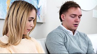 Young Christian couple has a romantic first time together
