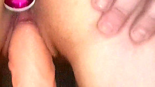 A Pussy a Dildo XXX 18 Homemade Alone at Home
