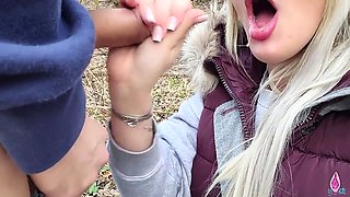 Stranger Fucks My Ass In And Ruins My Down Jacket With Cum