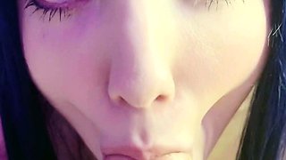 Two college babes giving handjob POV