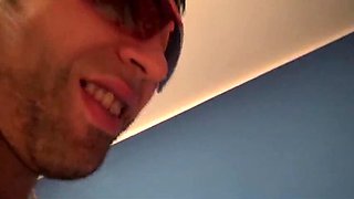 Amateur Latina BBW Threesome with Two Horny Italian Men - Anal, Blowjob & Cum on Tits