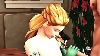 The Blissful Simmers_sims Eros and Flora Sneak off for Sex on the Picnic Table
