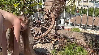 Larena Poses Nude in the Sun