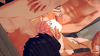 Yuuji Itadori gets down in a wild yaoi fuckfest