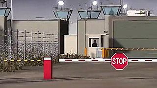 Sci-fi Fuck System - Super Busty Cuffed Girl and Sex Machine