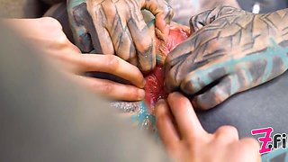 Ceci Milkymouzz And Big Pussy - Tattoo Pornstar Anuskatzz Gets Fisted From Inked Hippie Goth Girl Pov Hardcore Fetish Fisting 7 Min