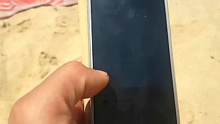 Public Beach Orgasm With Lovens Lush Control By My Stepbro - Hardcore