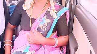 Indian Bhabi Car Sex Secretly Spends Time With Her Husbands Younger Stepbrother By Going On Long Drives.telugu Dirty Talks