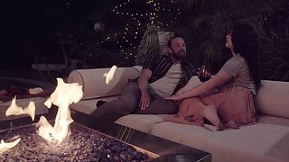Dainty Brad Newman and Petra Blair - outdoor hand job clip - ForPlay Films