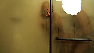 Amateur czech babe stripping and taking shower