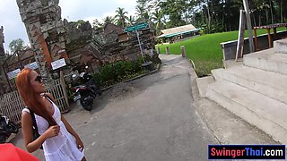 Big bum Asian GF waterfall and shagging