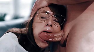 FOOTSIE BABES - Gorgeous Busty MILF Shalina Devine Takes Good Care Of A Dick With Her Pretty Feet: Porn