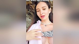 Sweet Public Orgasms In Selfie Phone Video With Pregnant Hottie - Hot Step mommy