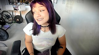 18-year-old Latina dominatrix Mikitabby delivers a hot femdom joi for solo male