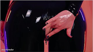 Latex Rubber Fetish Catsuit Free Video Big Ass Tease And Joi By Mistress With Arya Grander