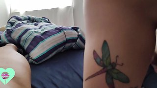 Little Camie Uses My Massive Load of Cum as Lube to Play with Her Dildo