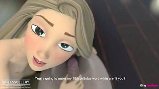 Hentai Rapunzel 18th Birthday Sex - Disney Porn Animation