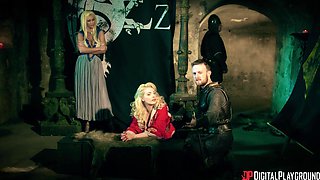 Exciting blonde MILF porn crazy movie