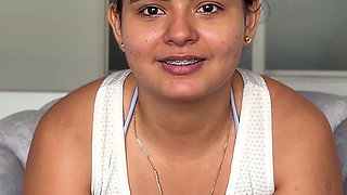 Thicc Latina Stepsister Milk Challenge