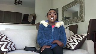 Big ass African teen riding big cock
