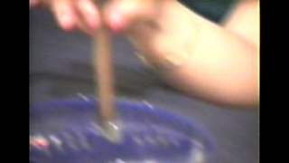 Cigar and Masturbating