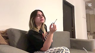 Farting and Smoking on Couch