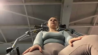 Workout and sex in the gym