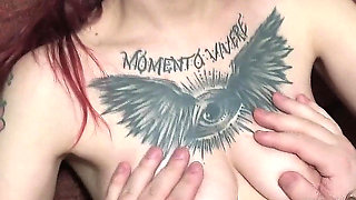 Tiny Vixen Doll Haven Moss Has Her First Threesome with Two Guys