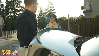Fakehub - highly hot romantic porn with fresh foreign wifey sweaty passion with her petite narrow figure
