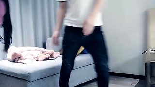 Amateur Asian Couple Frigging On Cam