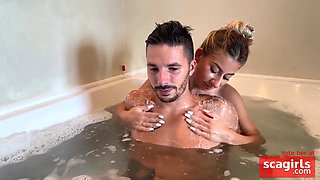 Keiran Lee, Alex Adams And Riley Reid - Steamy Blondie Babysitter Gets Fornicateed Hard