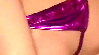 Shimmering Pink Lingerie That Can’t Hide Her Tempting Curves