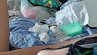 Hot Wife Fingers Pussy Until Orgasm. Female Masturbation with Moans.
