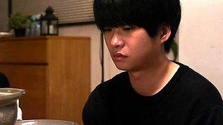 Amateur Asian College Teen Gives Blowjob