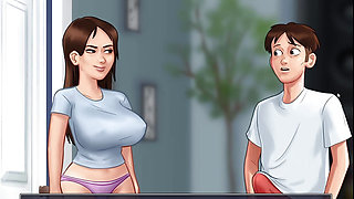 hot desi bhabi dever in summertime saga