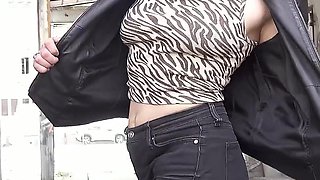 German Scout - Hard Anal Casting Sex for Russian Girl Aura Sin with Round Ass by Big Dick Agent