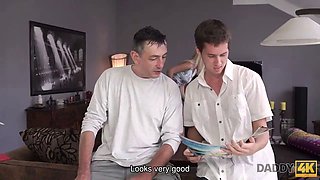 Daddy4k. highly nice blonde miss wants aged pecker instead of cleaning