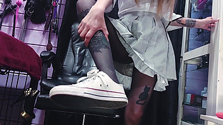 Anime Schoolgirl POV Sneakers and Feet Domination
